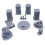 11 Piece Dungeon Scatter | Includes Pillars, Treasure Chest, Barrels 1