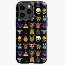 Phone Case Five Nights at Freddy's - Pixel art for iPhone Samsung 14 13 12 11 Plus Pro Max Galaxy S23 S22 Ultra Note 20 10