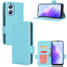 (Sapphire) Case for Blackview A52 Leather Flip Cover Card Slots Magnetic Closure Wallet Compatible with Blackview A52 Case