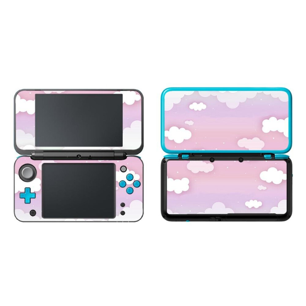 Pure Pink Cloud Decal Skin Sticker Cover for New 2DS LL XL Skin Sticker