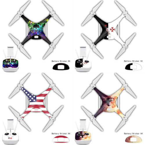 Scratch-proof Skin Sticker for DJI Phantom 4 Drone & Remote Controller 1