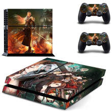 Final Fantasy 7 PS4 Stickers Play station 4 Skin PS 4 Sticker Decal Cover