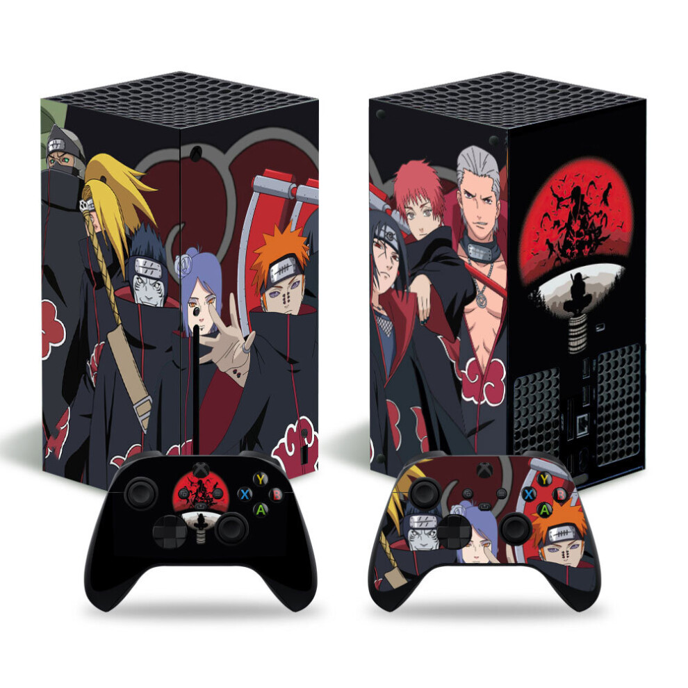 Anime Naruto Uchiha Sasuke Skin Sticker Decal Cover for Xbox Series X