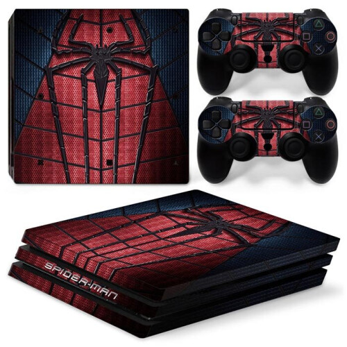 Marvel Lron Man Hulk Spider Man Skin Sticker for PS4 Slim Console and ...