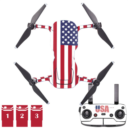 Waterproof PVC Stickers Drone Body Skin Protective Arm Remote Control ...