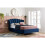 Birlea Blue Double Ottoman Bed Frame 4FT6 Fabric Storage Bed Birlea Lottie Fan Design 9