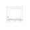 Birlea Four Poster Bed King Size Birlea Mercia White 5Ft Solid Pine Frame Canopy 8