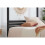 Birlea Four Poster Bed Double Birlea Mercia Black 4FT6 Solid Pine Frame Canopy 4