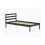 Birlea Black Single Bed Frame 3FT Bedstead Birlea Luka Solid Pine Traditional Design 7