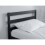 Birlea Black Single Bed Frame 3FT Bedstead Birlea Luka Solid Pine Traditional Design 3