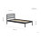 Birlea Black Single Bed Frame 3FT Bedstead Birlea Luka Solid Pine Traditional Design 8