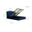Birlea Blue Double Ottoman Bed Frame 4FT6 Fabric Storage Bed Birlea Lottie Fan Design 12