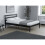 Birlea Black Small Double Bed Frame 4FT Bedstead Birlea Luka Solid Pine Traditional 2