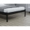 Birlea Black Double Bed Frame 4FT6 Bedstead Birlea Luka Solid Pine Traditional Design 4