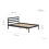 Birlea Black Small Double Bed Frame 4FT Bedstead Birlea Luka Solid Pine Traditional 8