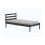 Birlea Black Single Bed Frame 3FT Bedstead Birlea Luka Solid Pine Traditional Design 1
