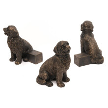 Plant Pot Ornament Potty Feet Newfoundland Dog Breed 3 Set Animal