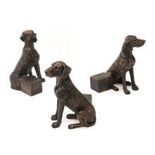 Plant Pot Ornament Potty Feet Weimaraner Dog Breed 3 Set Animal