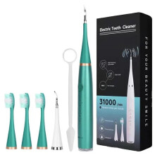 (Green) Electric Ultrasonic Dental Calculus Remover Teeth Cleaner