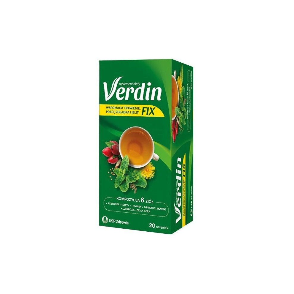 Usp Zdrowie Sp. Z O.o Verdin Fix Herbal Tea For Digestion - 20Sachets