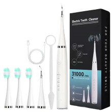 (White) Electric Ultrasonic Dental Calculus Remover Teeth Cleaner