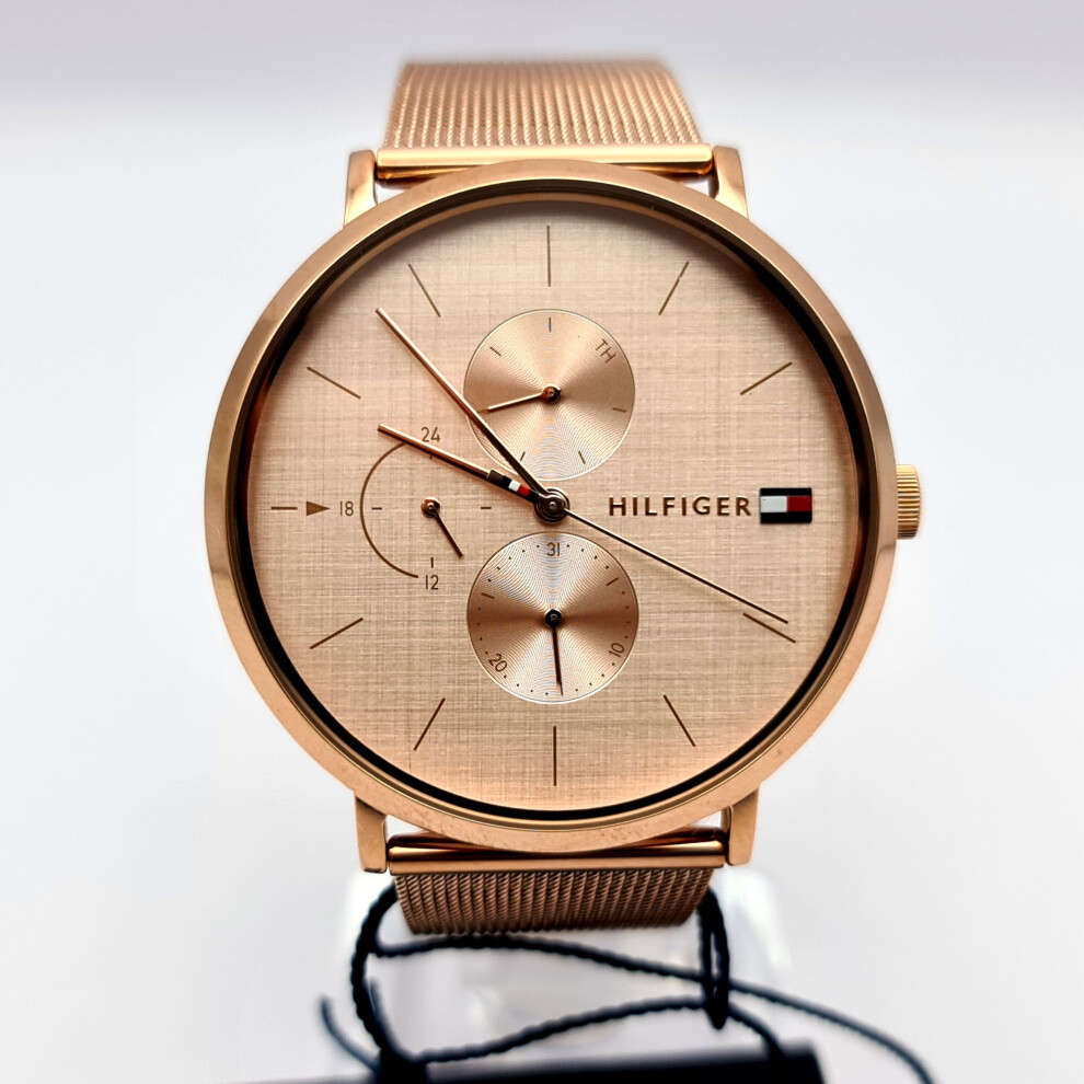 New Tommy Hilfiger 1781944 Gold Stainless steel Ladies Watch