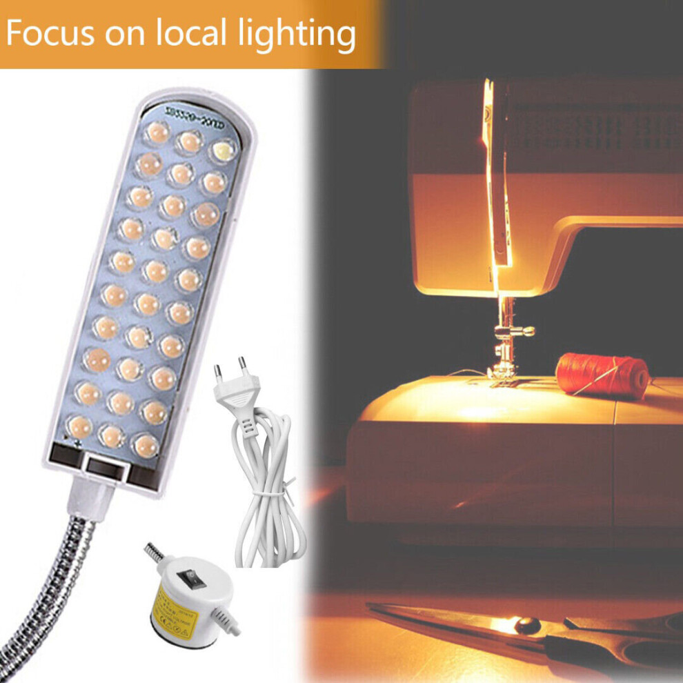 LED Sewing Machine Light Working Light Gooseneck Lamp 30 LED with Magnetic Base-image-OPC-PBKHGBF-NEW