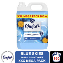 (Blue Skies) Comfort Fabric Conditioner XXL Mega Pack, 160W