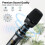 LEKATO Store Rechargeable Wireless Microphone 2.4GHz Dual Handheld Singing Micro 4