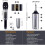 LEKATO Store Rechargeable Wireless Microphone 2.4GHz Dual Handheld Singing Micro 5