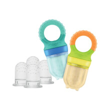 Wee Baby Fruit Feeder Set For 6 Months+ baby, Pack of 6 pieces
