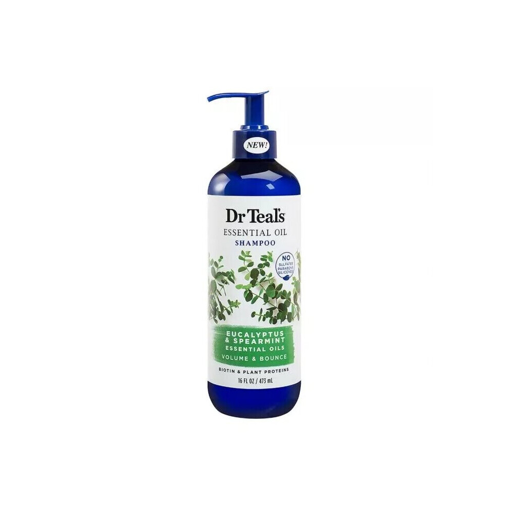 Dr Teal's Eucalyptus And Spearmint Essential Oil Shampoo 473 mL