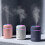 (White) Portable H2O Ultrasonic Air Humidifier with Romantic Light 2