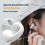 (Black) TWS Bone Conduction Bluetooth 5.3 Earphones Earring Wireless Headphone With Mic 4