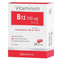 Vitaminum B12 100mcg Strong - 30tablets