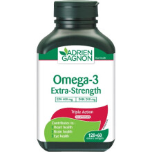Adrien Gagnon Omega 3 Enriched Formula 1000mg SG Capsules 40's
