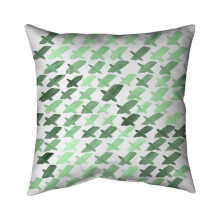 Begin Home Decor 5541-2020-AB70-2 20 x 20 in. Green Pattern X-Double Sided Print Indoor Pillow