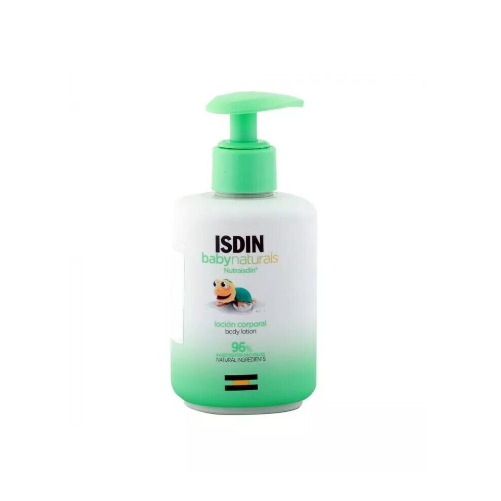 ISDIN Baby Naturals Hydrating Body Lotion 200ml | Gentle Moisturizer for Sensitive Skin | Lightweight Daily Hydration Baby Skin Care