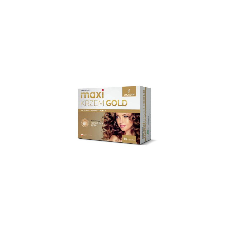 Maxi Krzem Gold healthy hair skin & nails - 60capsules