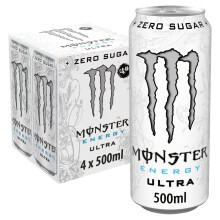 Monster Energy Ultra 4 Pack 500ml (Pack of 6)