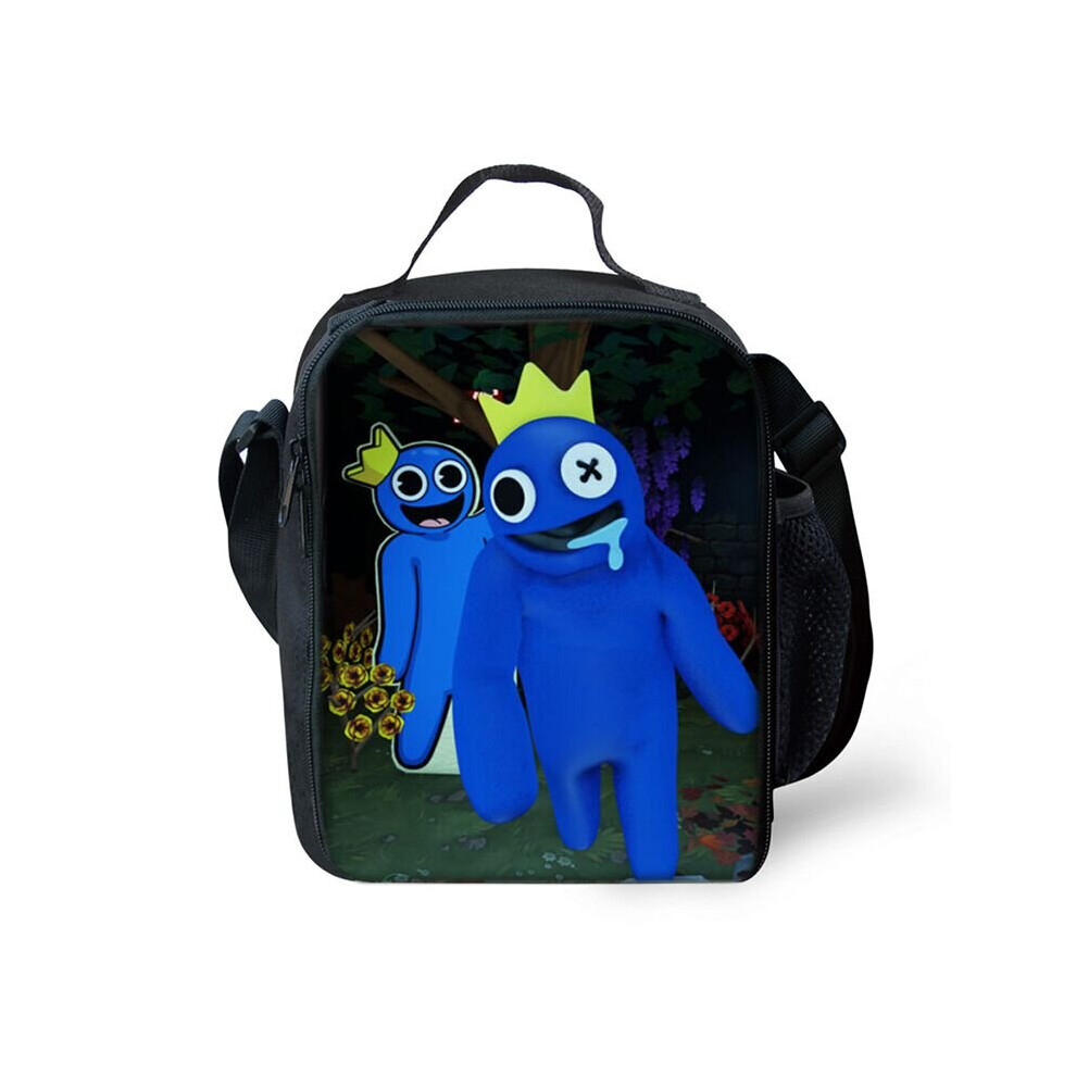 (Walk) Rainbow Friends Roblox Lunch Bag Insulated Shoulder Bag Waterproof Kids School