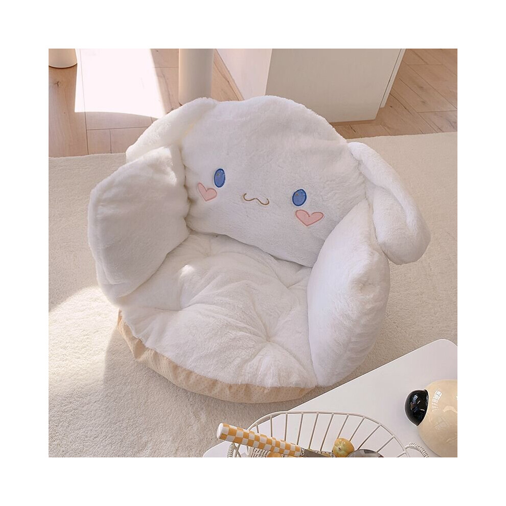 (Cinnamoroll) Sanrio Cushion Plush Backrest Cinnamoroll Kuromi Chair Bedroom Winter Cartoon
