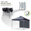 MasterCanopy Ανθεκτική Ez Pop-up σκηνή Gazebo με 1 πλευρικό τοίχωμα (3X3M, μαύρο) 5