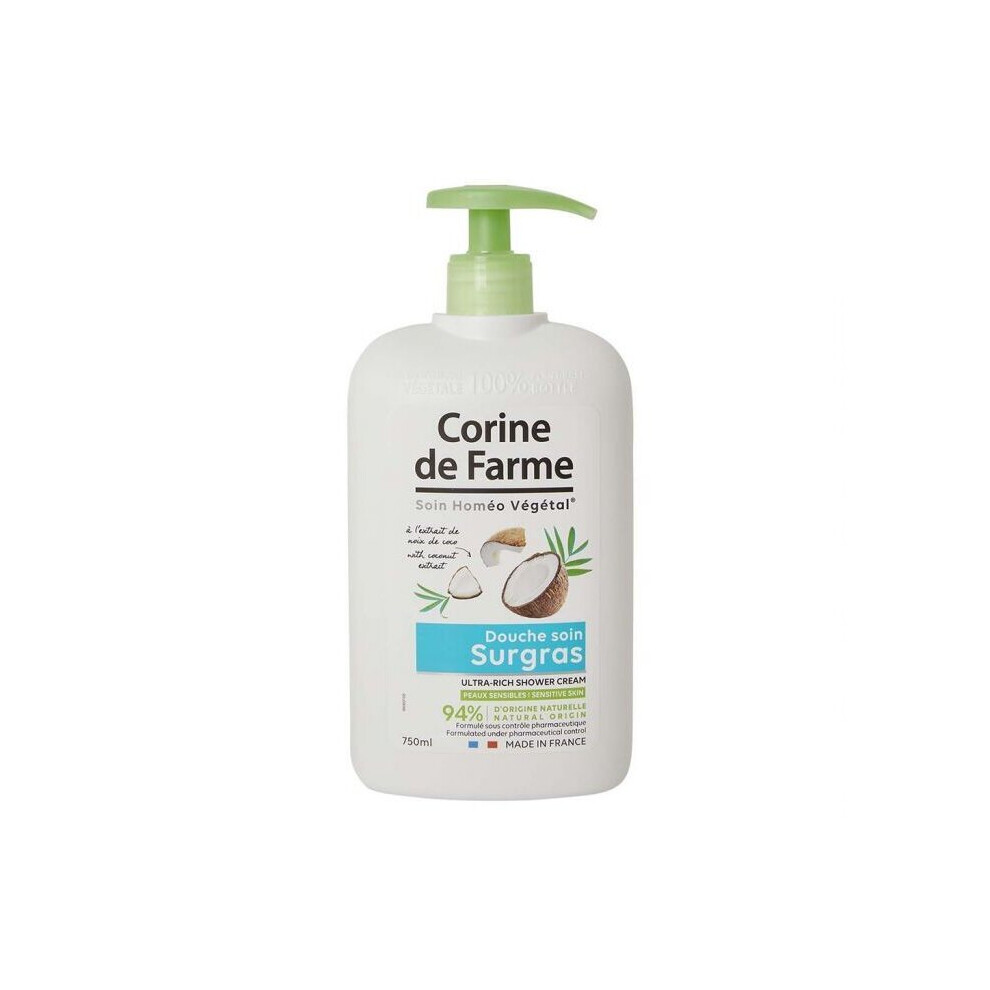 Cream Corine De Farme Ultra Rich Coconut Extract Shower 750 Ml