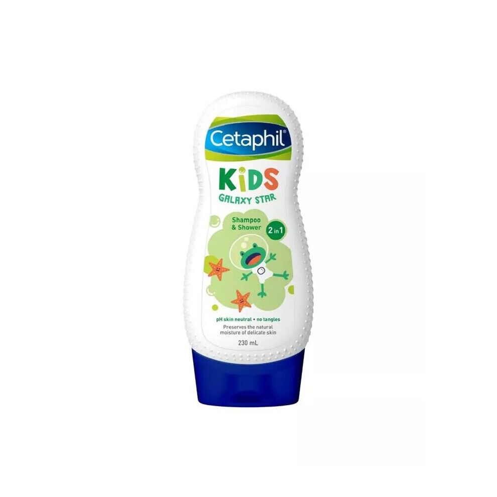 Cetaphil Kids Galaxy Star 2 In 1 Shampoo & Shower Gel 230 mL