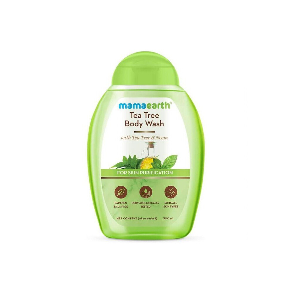 Mamaearth Tea Tree Body Wash With Neem For Skin Purification 300 mL
