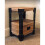 Industrial Bedside Table Vintage Retro Nightstand Rustic Metal Solid Wood Side Cabinet 1