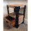 Industrial Bedside Table Vintage Retro Nightstand Rustic Metal Solid Wood Side Cabinet 2