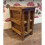 Rustic Bedside Table Small Wooden Cabinet Vintage Side End Unit Industrial Style Solid Wood Drawers 6