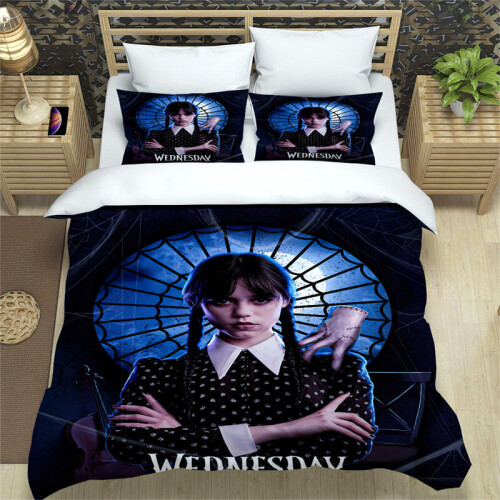(School, 135*200) Piece Wednesday 3 Bedding Set Bedroom Decorations Bed Supplies